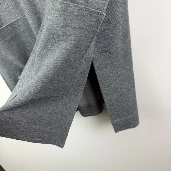 Daily Practice Anthropologie Heather Elbert Blazer Large Gray Streetwear Neutral - Image 5