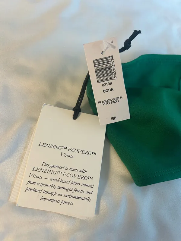 NWT Aritzia Sunday Best Green Bandeau Top - Image 4