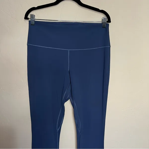 Lululemon‎ Align High Rise Mini Flare Blue Leggings - Image 7