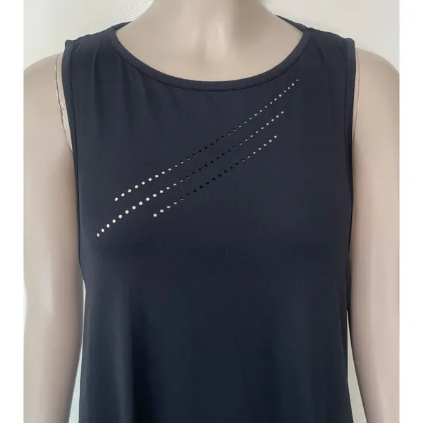 Gymshark Black Laser Cut Tank Top  - Image 7