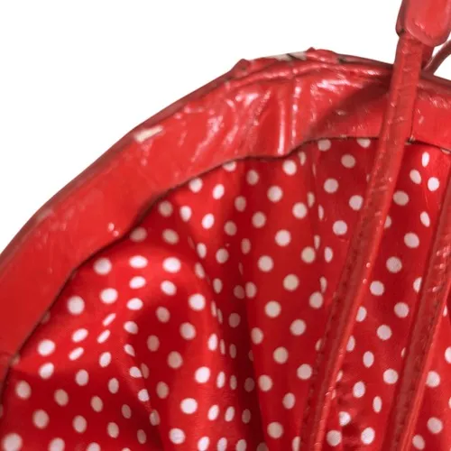Coldwater Creek Woven Straw Tote Bag Red Leather Trim Flower Accent ‎ Vacation - Image 16