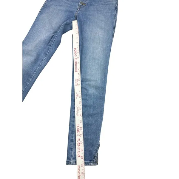 Levi's 721 Women's‎ 27 High Rise Skinny Ankle Jeans Button Fly Slit Ankle - Image 6