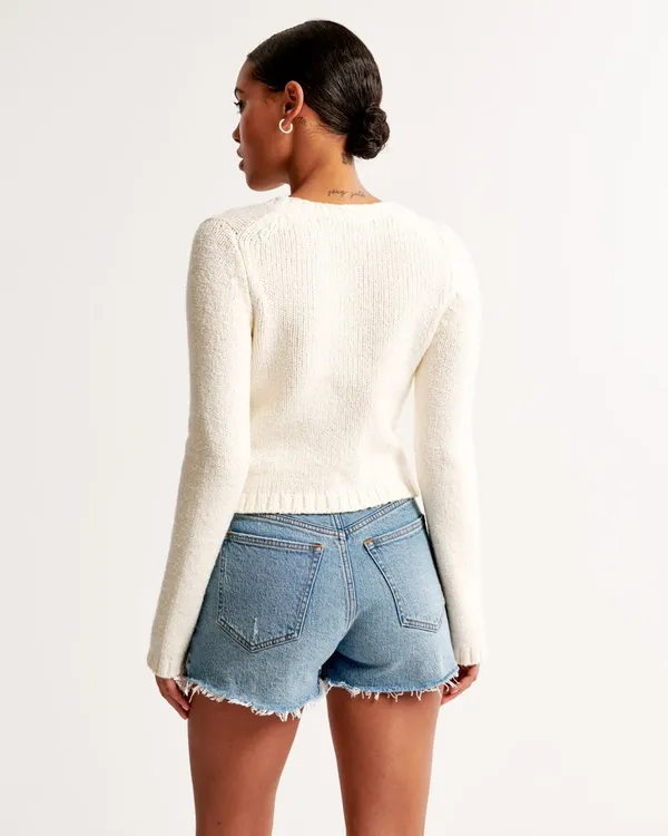 Abercrombie High Rise Mom Short - Image 5