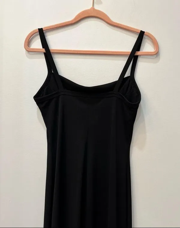 90s vintage retro “All that Jazz” black gown sz small - Image 4