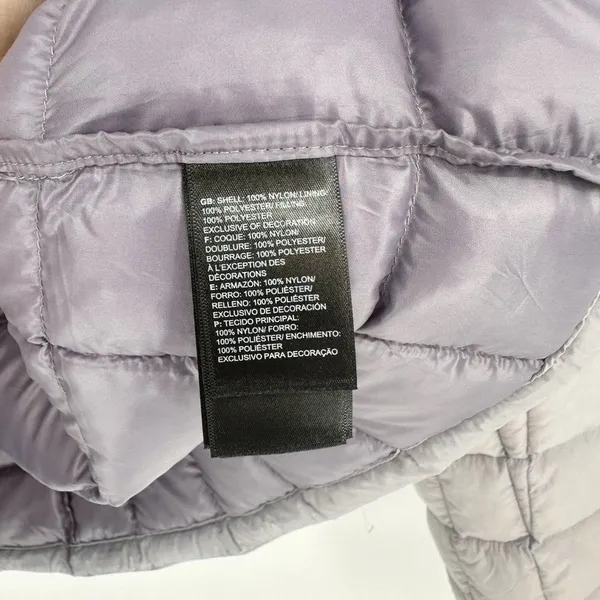The North Face Thermoball Super Hoodie Insulated Jacket Purple Women's Medium - Image 7