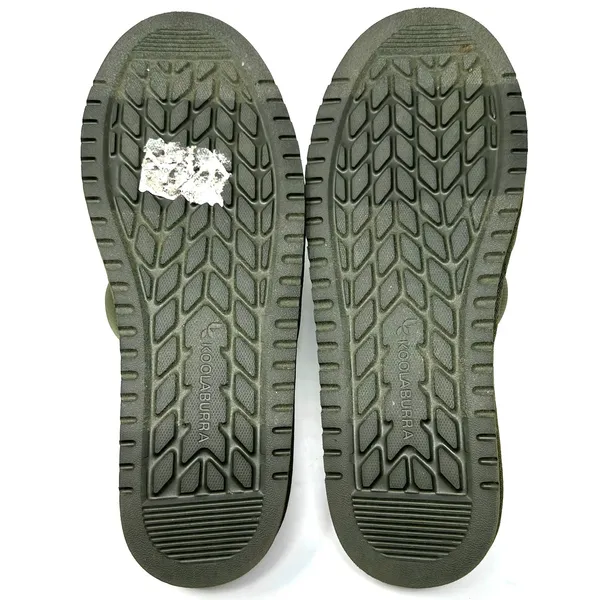 Koolaburra by Ugg Size 10‎ Green Slides Slippers Fuzzy Casual Shoes Comfort - Image 7