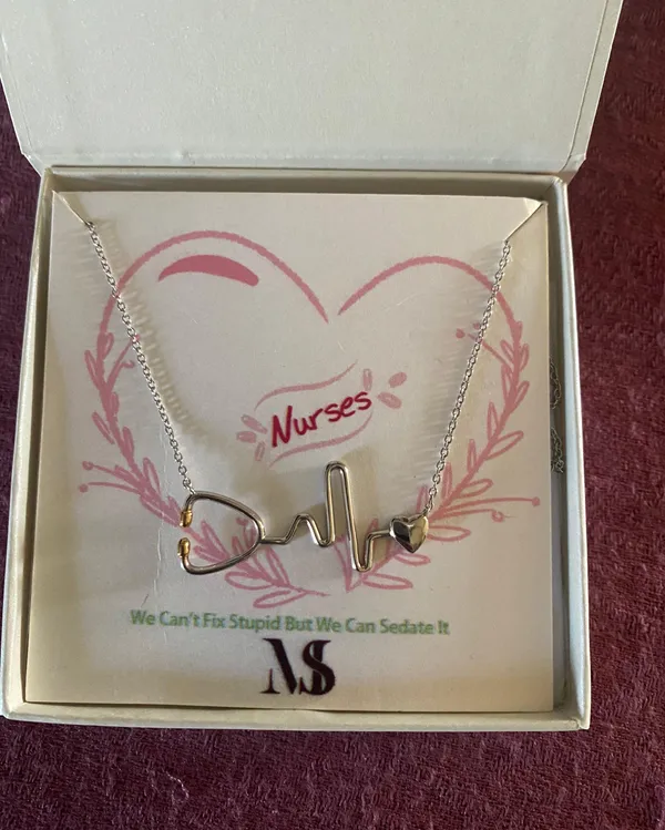 Nursing Necklace Silver - Image 2