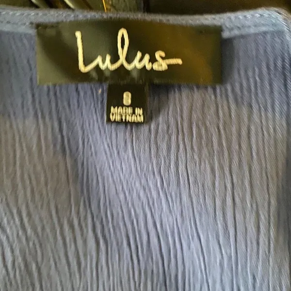 Lulus sz S‎ Cap sleeve wrap maxi summer dress - Image 12