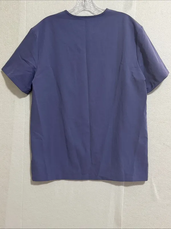 Figs Women's V-Neck Technical Collection Scrub Top - Purple Shaddow - Image 5