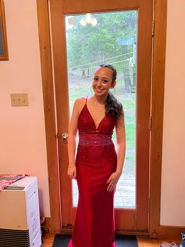 Prom Dress Red Size XS - Image 5