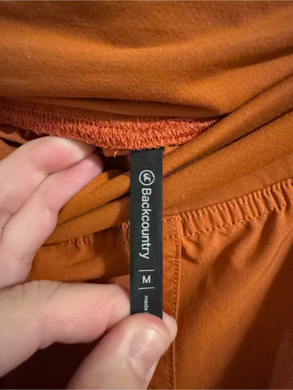 Backcountry Rust-Red Jogger Pants - Casual Stretch Comfort - Image 2