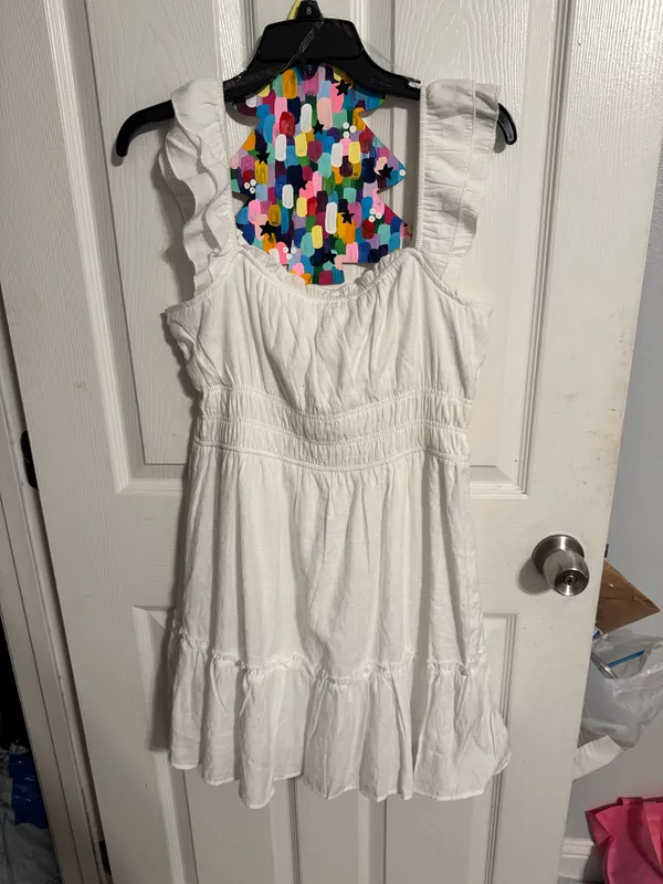 Francesca's Dress White Mini - Image 2