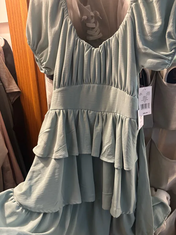 Sage Green Dress Dry Goods - Image 5