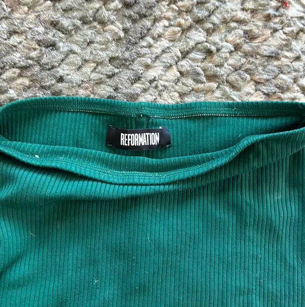 Reformation Green  Skirt - Image 5