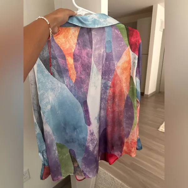 NWT zara satin shirt - Image 3