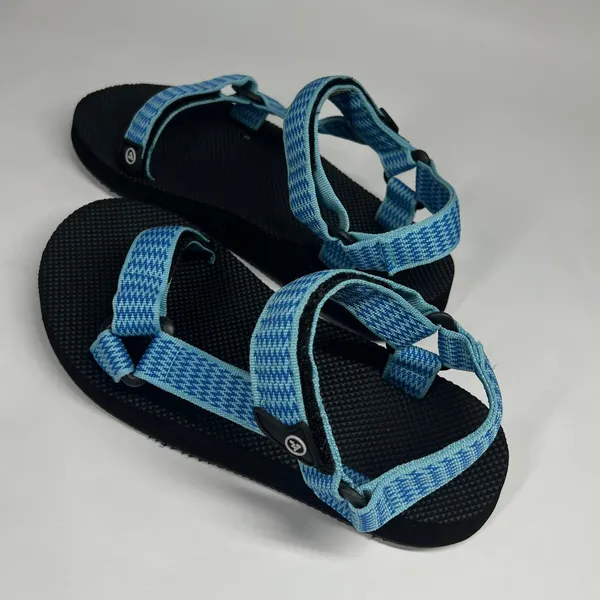 Atika Outdoor Sandals Water Friendly Strappy Blue Woven Size US‎ 8 - Image 3