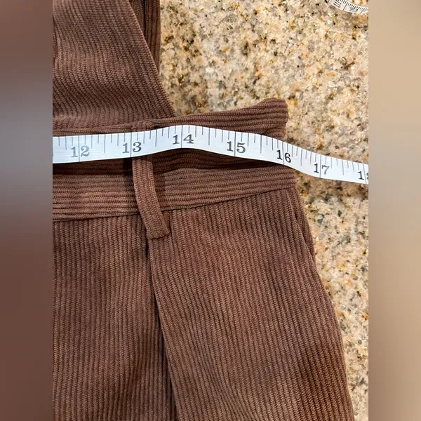 COMMENSE Rapture Corduroy Overalls COLOR - Brown Size Large NWT Sold Out Online - Image 5