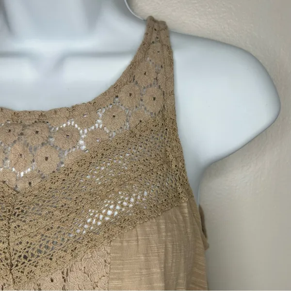 American Eagle Tan Lace Tank Top‎ Size XS - Image 4