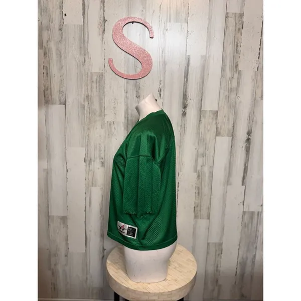 Athletic Works Alleson Athletic Green Mesh Football Jersey | Youth L/XL Fits Women’s Small - Image 2
