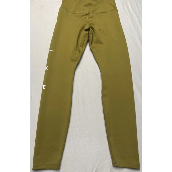 Nike One Dri-FIT Women’s Small Olive Green 7/8 Leggings DJ0778-368 EUC - Image 7