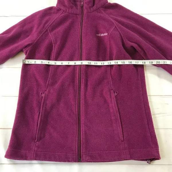 Columbia Women’s Full Zip Fleece Jacket Medium - Image 10