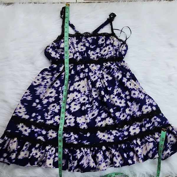 Urban Outfitters NWT Eliana Strappy Back Floral Babydoll DRESS Small‎ - Image 8