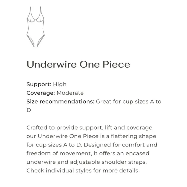 {Rhythm.} x Free People Brand New Underwire One Piece Swimsuit - Image 8