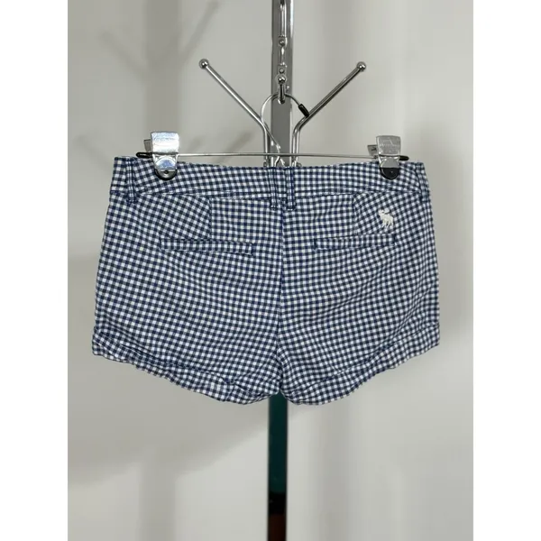 Vintage Y2K Abercrombie & Fitch Gingham Plaid Low Rise Micro Shorts Women Size 2 - Image 7