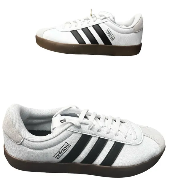 Adidas VL Court 3.0 Sneakers Men's 11.5 White Black BNIB Skate Shoes - Image 2