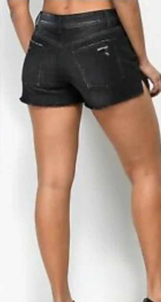 Zumiez Empyre distressed denim shorts size 10 - Image 2