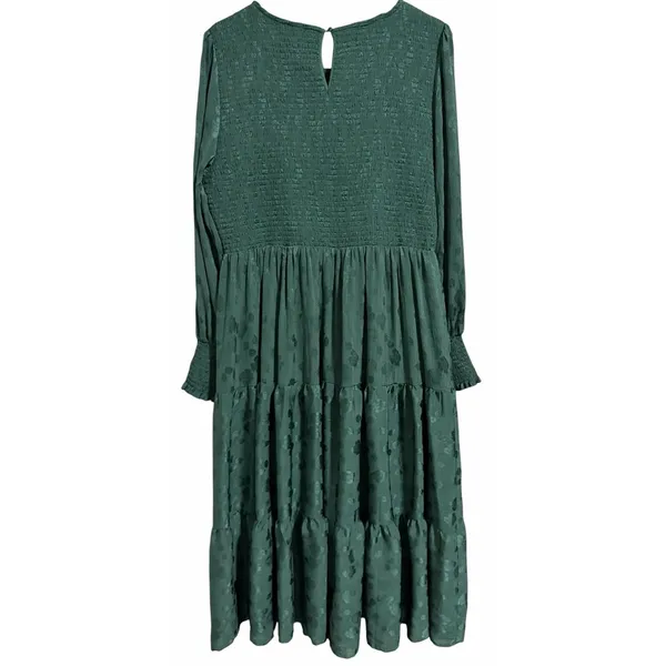 Baltic Born‎ Stockholm Smocked Dress Forest Green Women's Size 2XL - Image 2