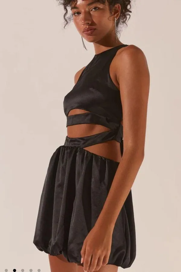 NWT PEPPERMAYO- Home With You Mini Dress - Raven size 16 - Image 3