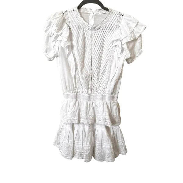 MAIA‎ BERGMAN Mery Ruffled Mini Dress Sz Medium - Image 2