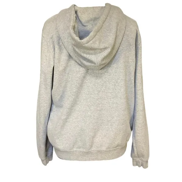Carhartt Gray Half-Zip Hoodie - Image 3