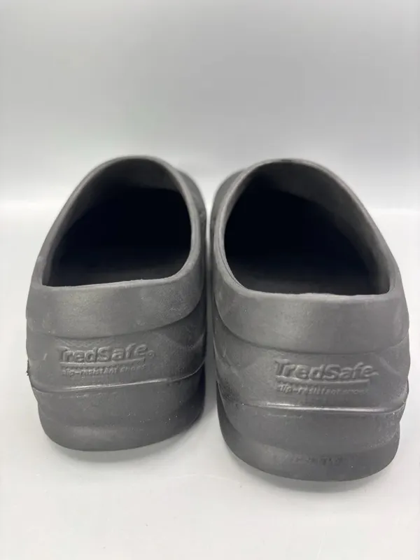 TredSafe Clogs Unisex M6/W8 Black Rubber Oil Slip Resistant Casual Round Toe - Image 4