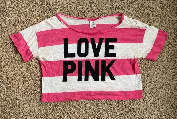 PINK - Victoria's Secret Vintage Crop Top Sz S - Image 2