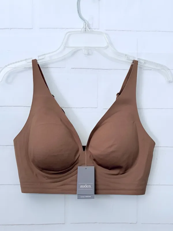 Auden Luxury Collection Unlined Longline Plunge Bralette Size Small NWT - Image 3