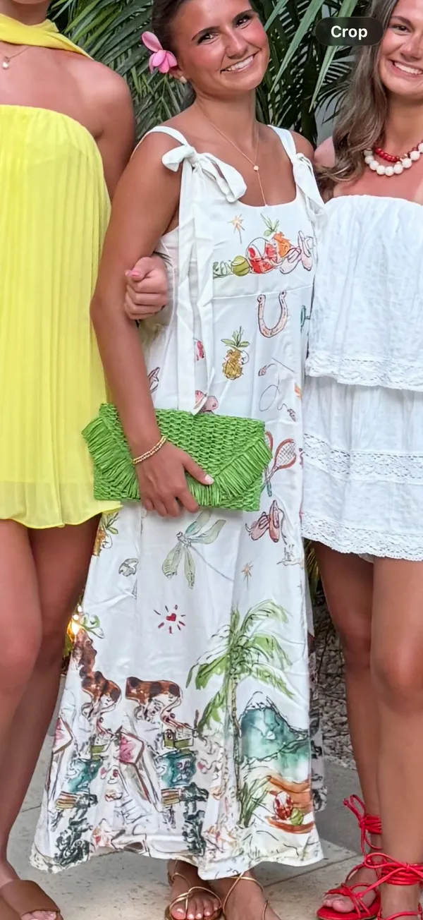 Tie-Strap Midi Dress - Image 2