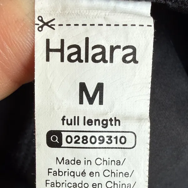 HALARA Black High-Waist Athletic Leggings with Side Pockets - Image 12