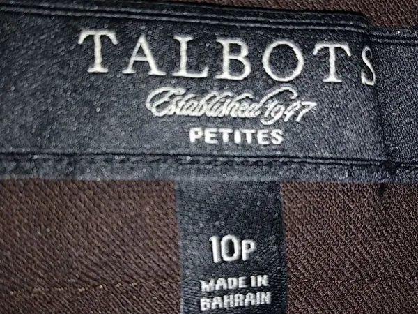 Talbots Chocolate 10 Petite Side Zip Pants - Image 6