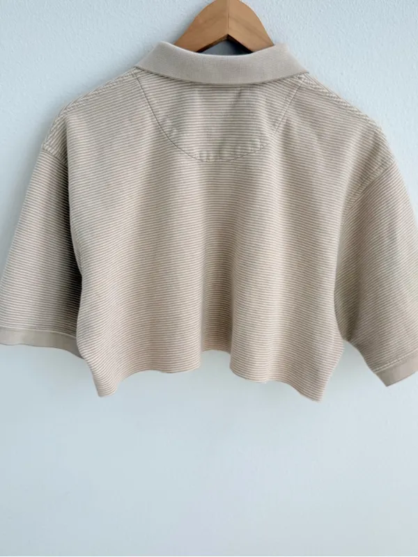 Geoffrey Beene cropped polo shirt - Image 7