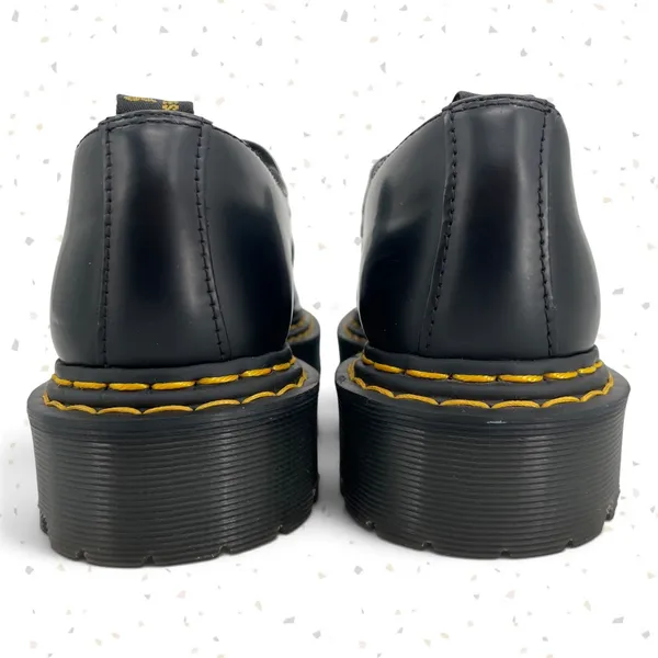 Dr. Martens x Heaven Marc Jacobs Addina Double Stitch Mary Janes Black Leather 8 - Image 7
