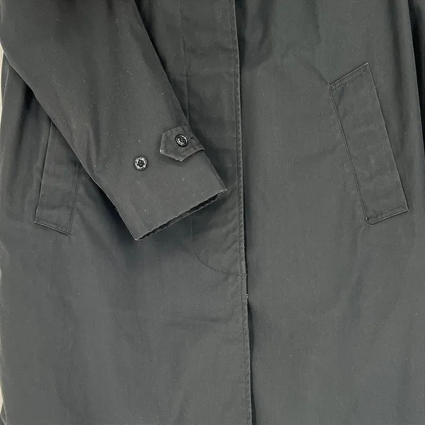 US Navy DCSP Quarterdeck Trench Coat‎ Womens 16L Black Removable Liner EUC - Image 5