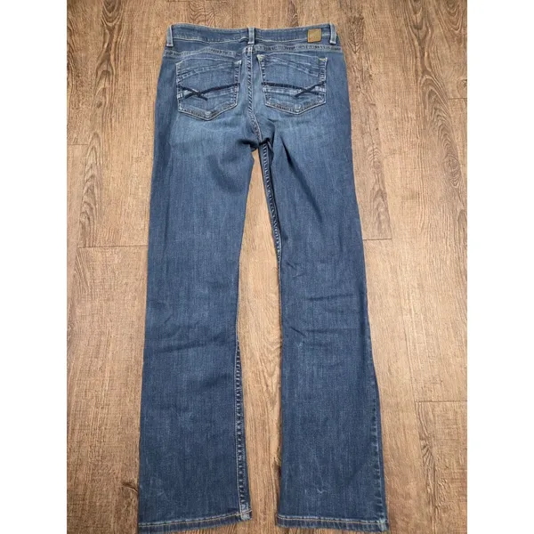 BKE Payton Straight Women's Stretch Dark Wash Denim Jeans 27 - Image 5