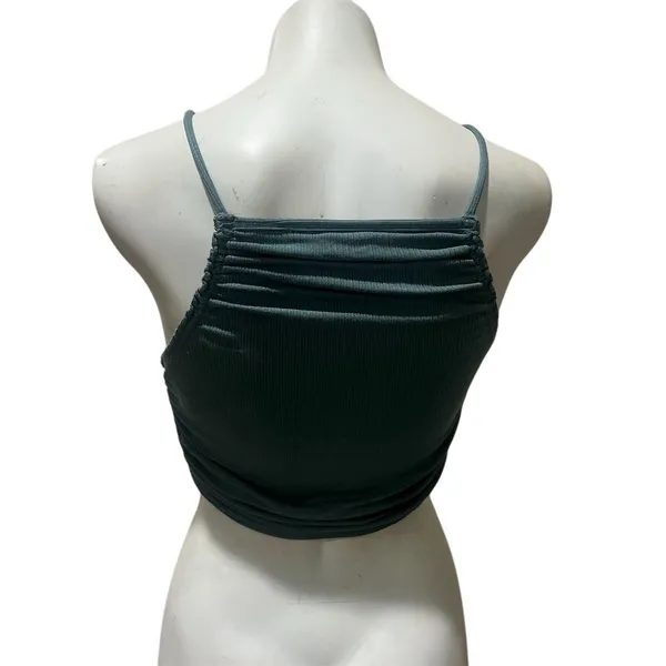 Out from under urban outfitters Women's Green Halter Knit Tank Top Size M Casual - Image 3