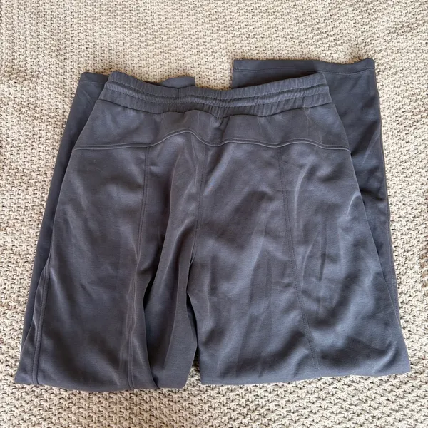 Dark Grey Wide Leg Lounge Pants Gray - Image 2