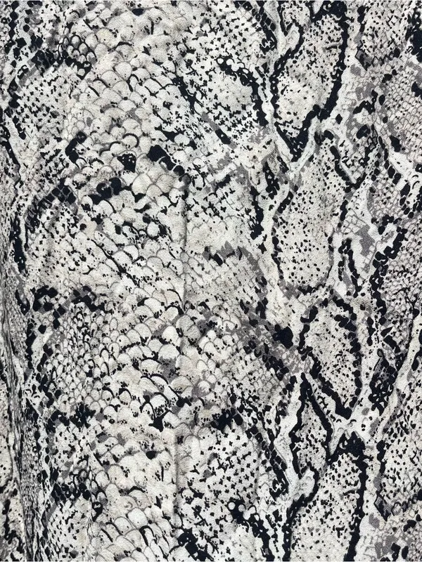 Reformation Bea Snake Print Midi Skirt Size 4 Animal Chic Snakeskin Python - Image 4