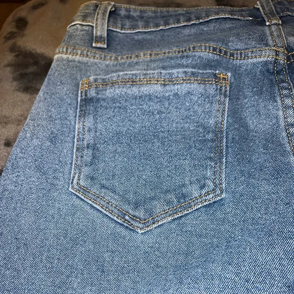 Princess Polly Dark Wash Flare Denim Jeans Size 12 - Image 11