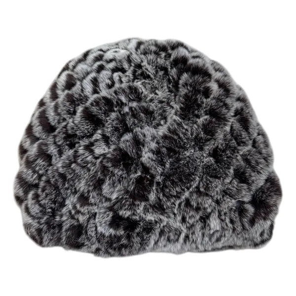 Unbranded Reversible Knit Beanie Faux Rabbit‎ Fur Hat in Chocolate Brown Cozy - Image 2
