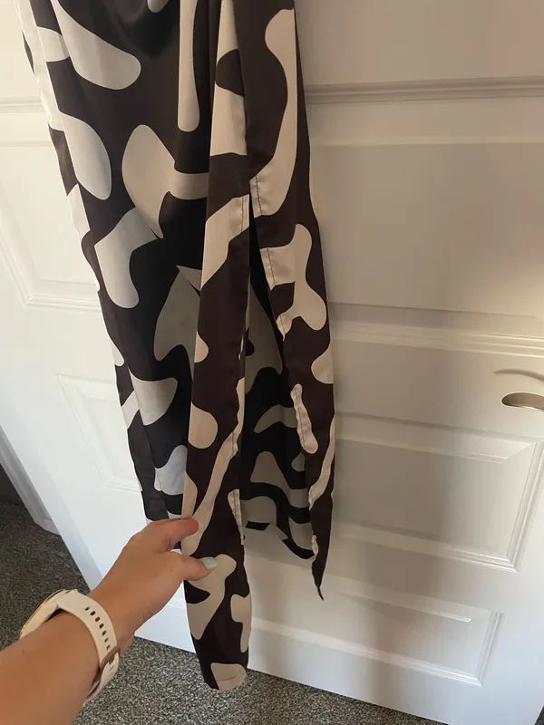 Sincerely Jules Abstract brown dress - Image 3